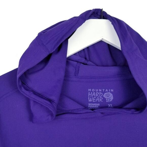 MOUNTAIN HARD WEAR Crater Lake Hoodie Ulta Lightweight Pullover Purple - XL - Picture 3 of 9